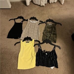 Stylish Women's Tops Collection - Black, Yellow, Camo, Leopard, Striped